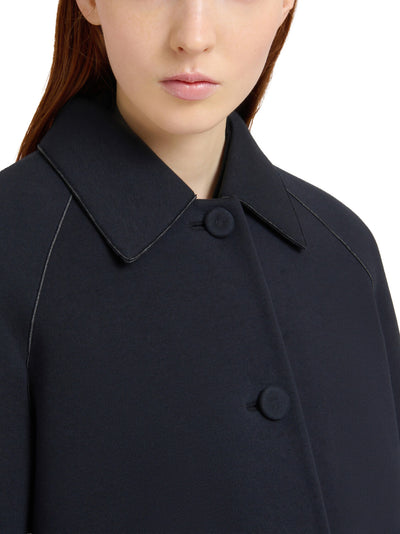 Black Jersey Jacket with Pockets