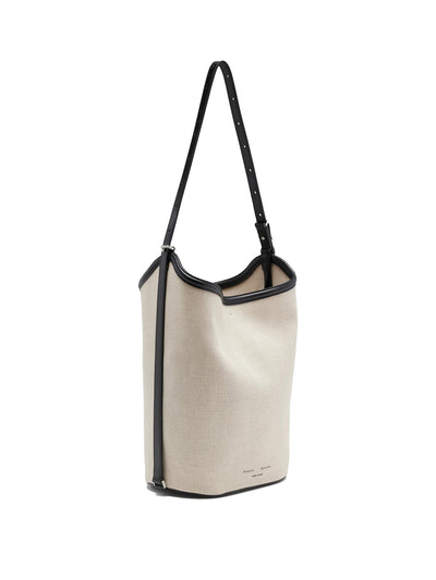 Brant Bucket Bag in Natural Linen