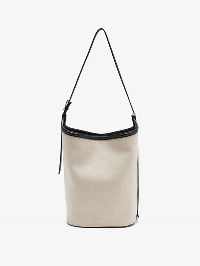 Brant Bucket Bag in Natural Linen