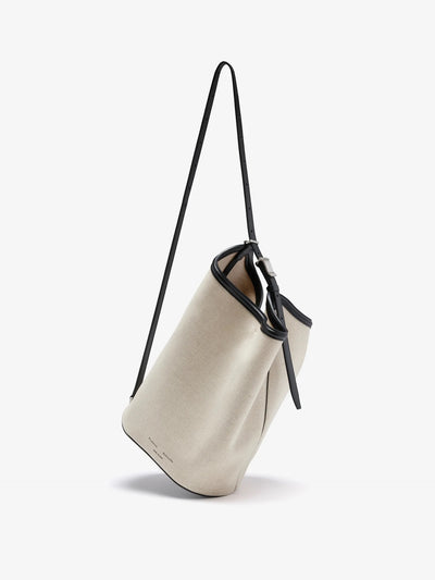 Brant Bucket Bag in Natural Linen