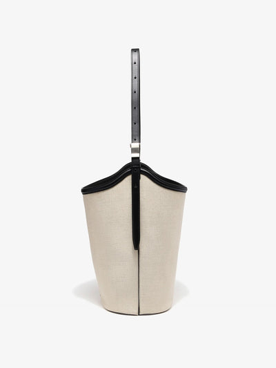 Brant Bucket Bag in Natural Linen