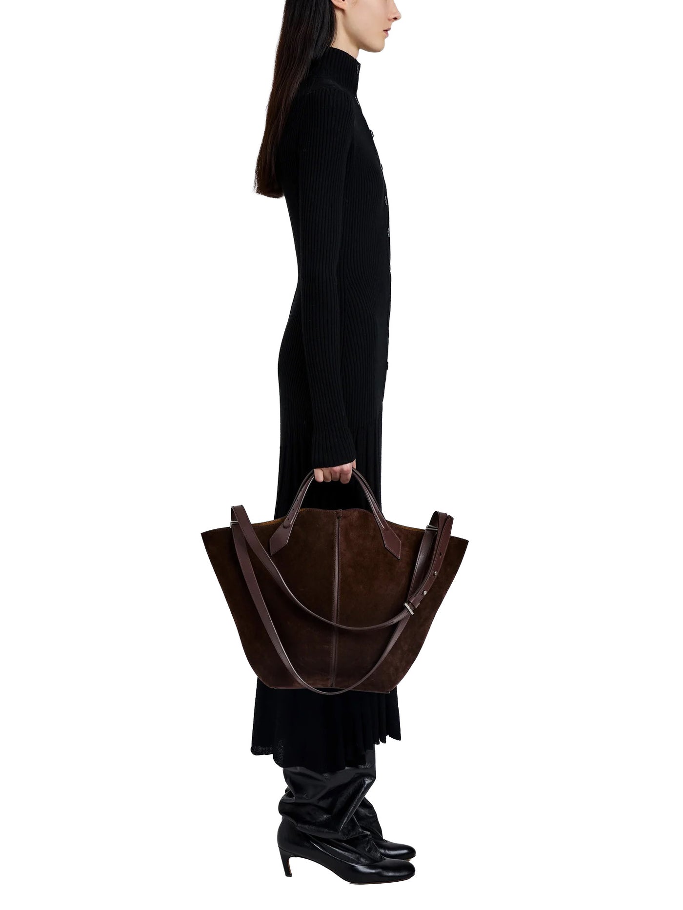 Large Chelsea Tote in Soft Suede