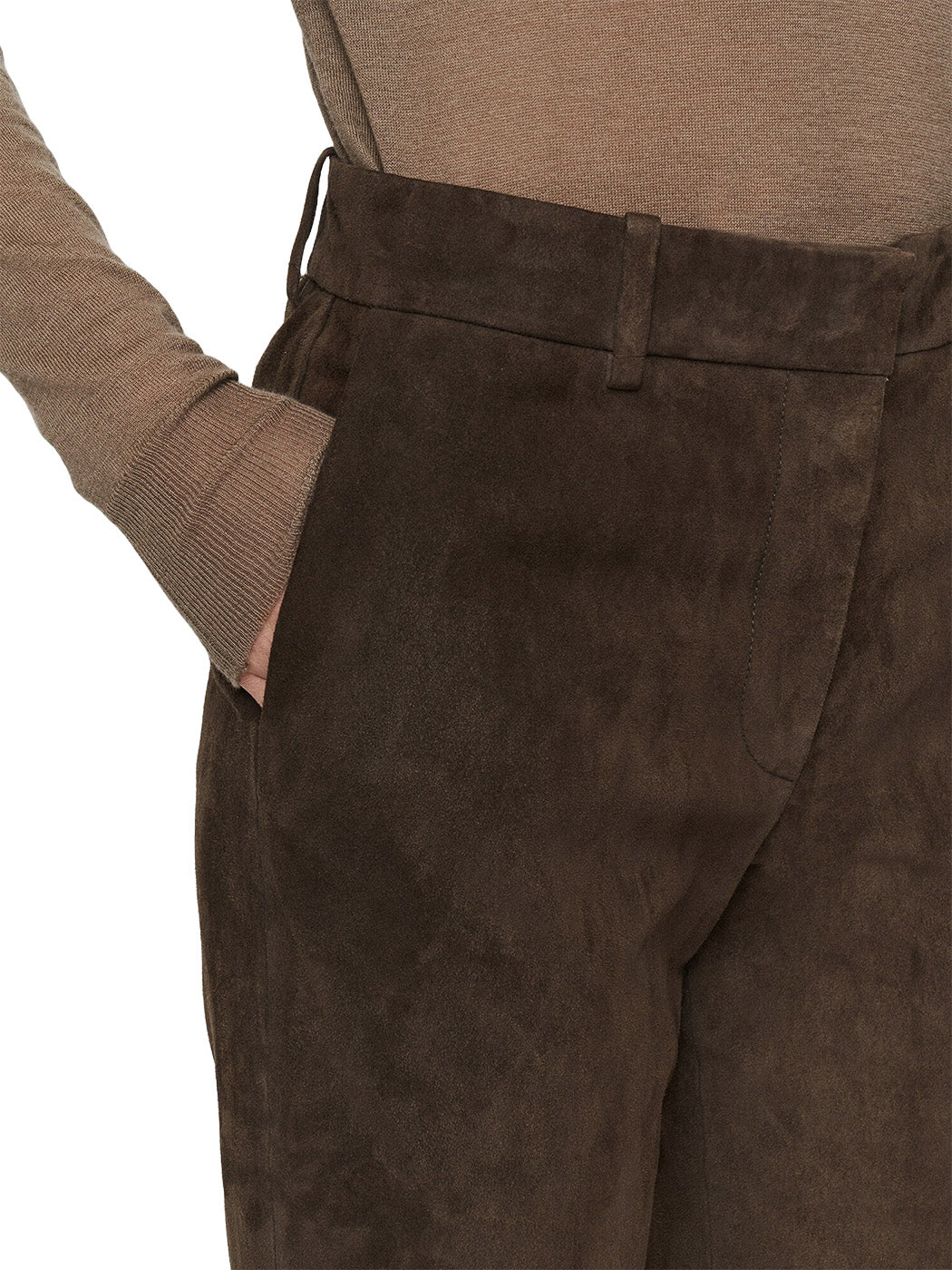 Suede Stretch Coleman Trousers