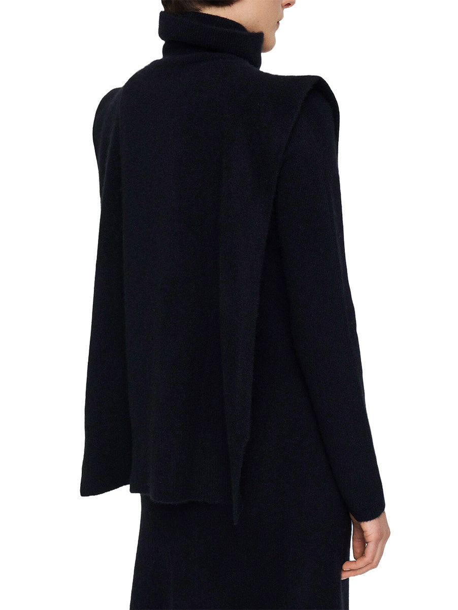 Brushed Cashmere Open Vest