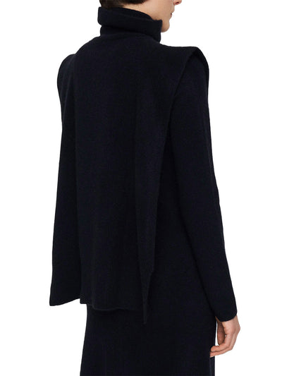 Brushed Cashmere Open Vest