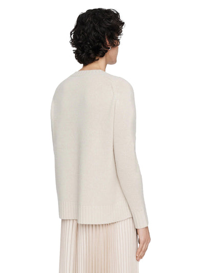 Open Cashmere Round Neck Jumper