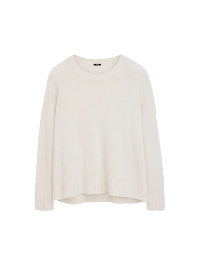 Open Cashmere Round Neck Jumper