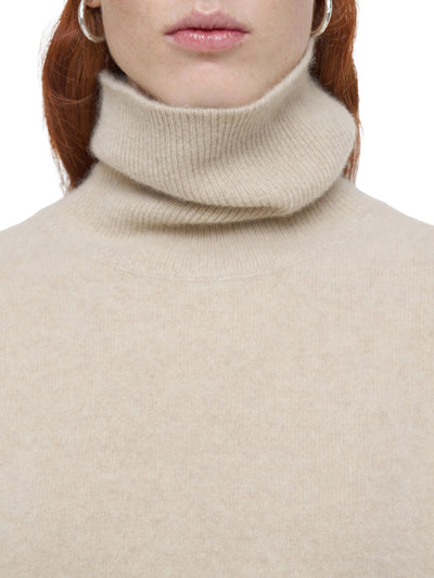 Brushed Cashmere Vest in Affogato