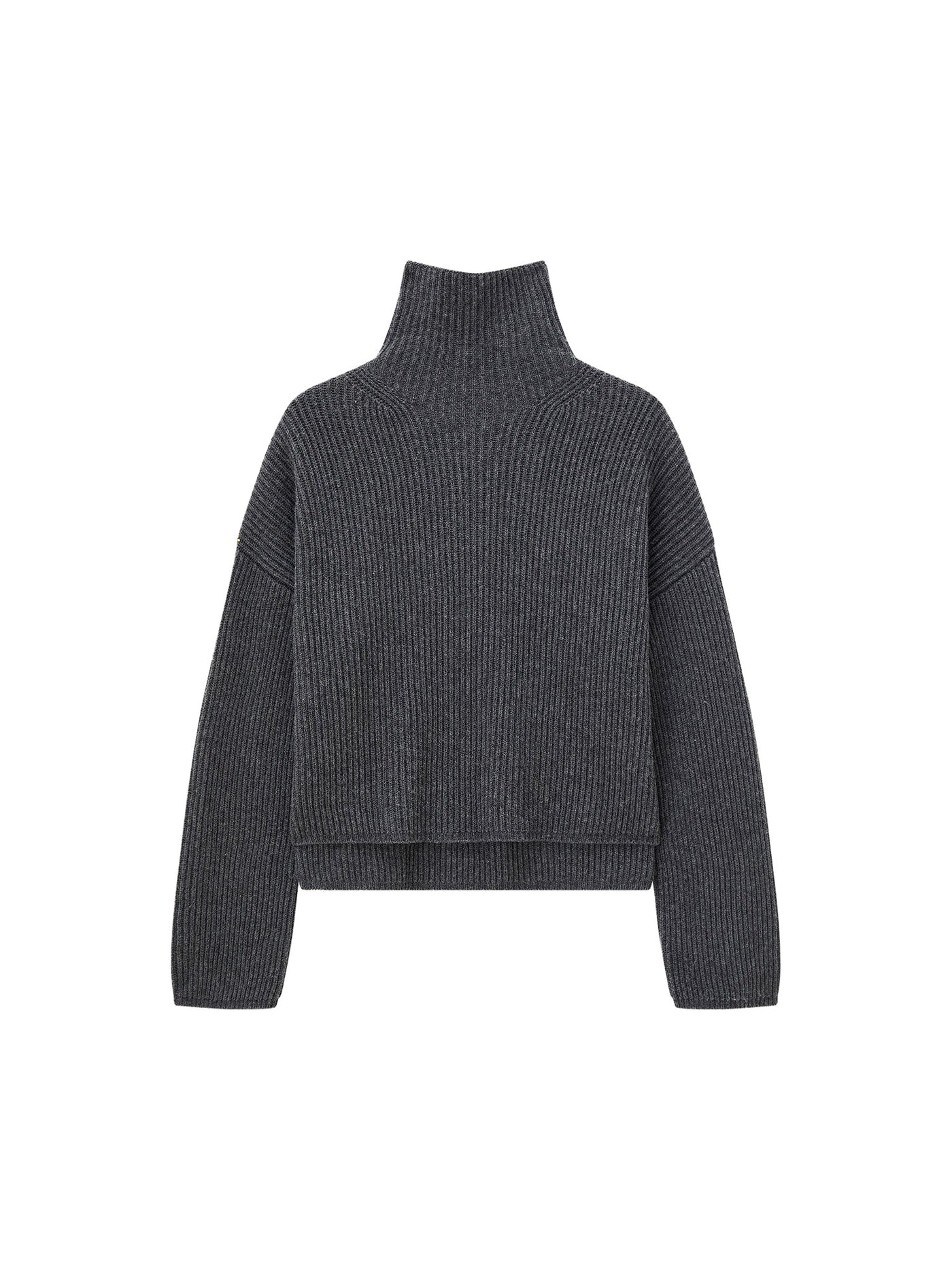 Light Cardigan Stitch High Neck Jumper