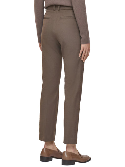 Coleman Gabardine Stretch Trousers in Mushroom