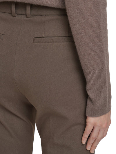 Coleman Gabardine Stretch Trousers in Mushroom