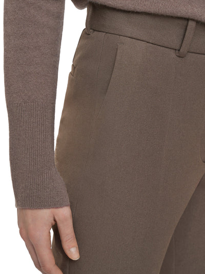 Coleman Gabardine Stretch Trousers in Mushroom