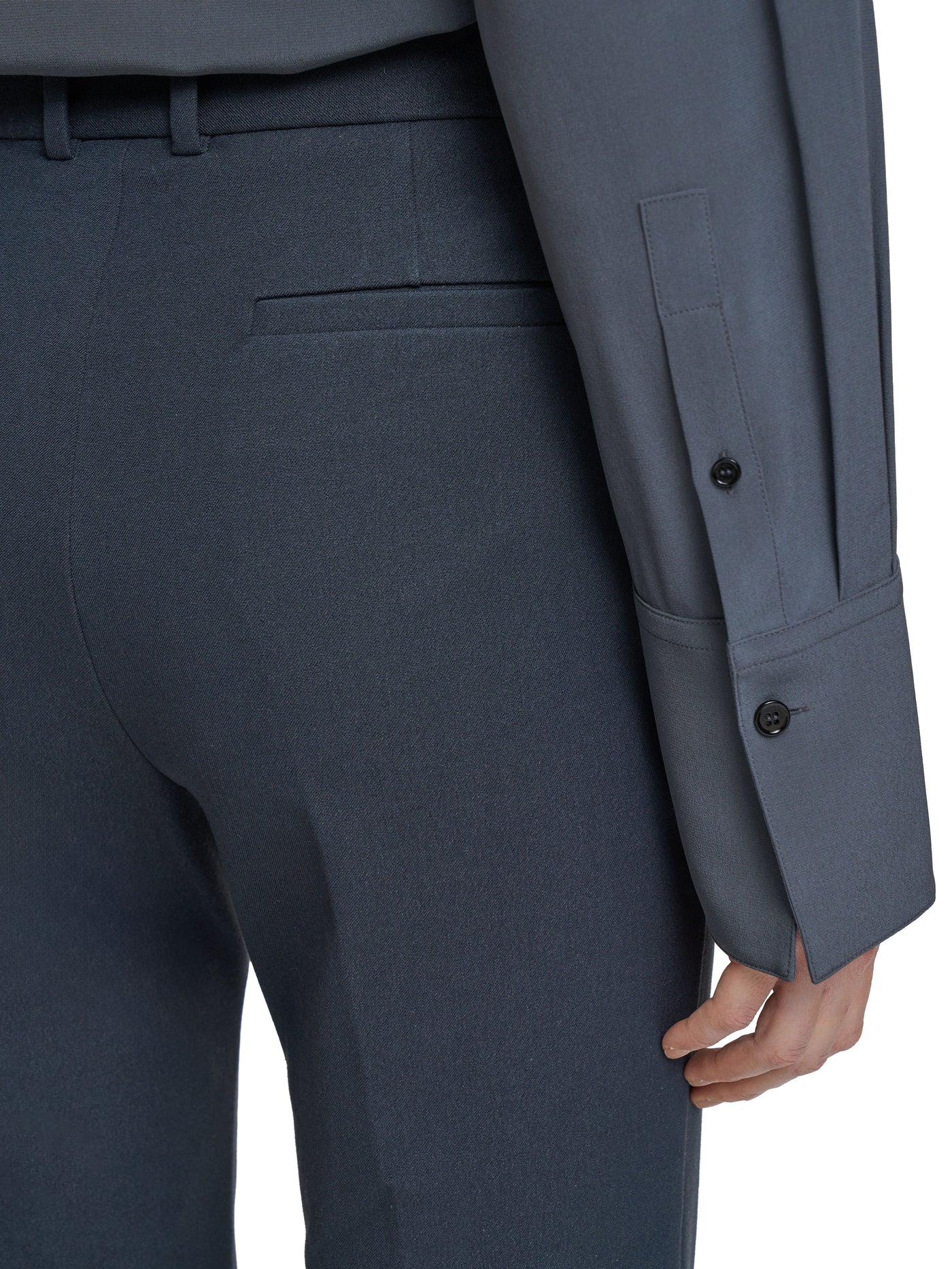 Tafira Gabardine Stretch Trousers in Smoke