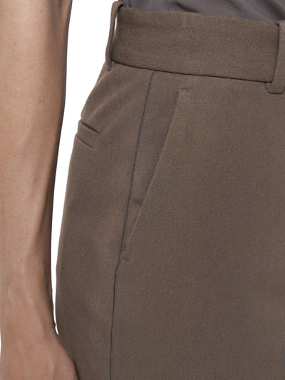 Tafira Gabardine Stretch Trousers in Mushroom