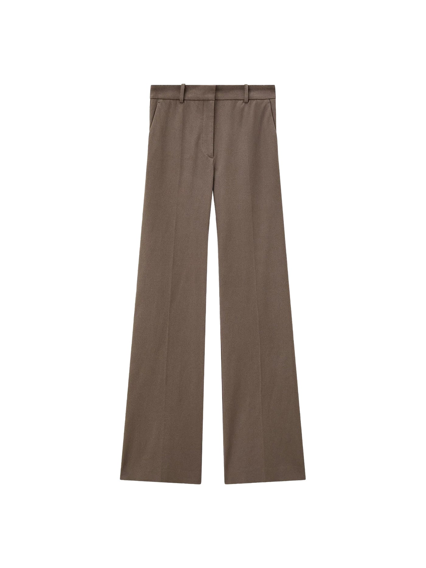 Tafira Gabardine Stretch Trousers in Mushroom