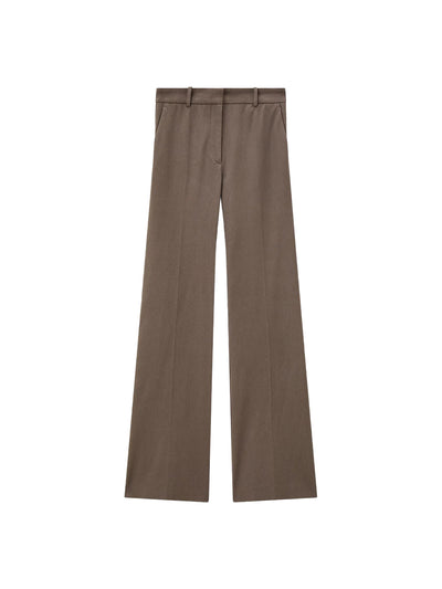 Tafira Gabardine Stretch Trousers in Mushroom
