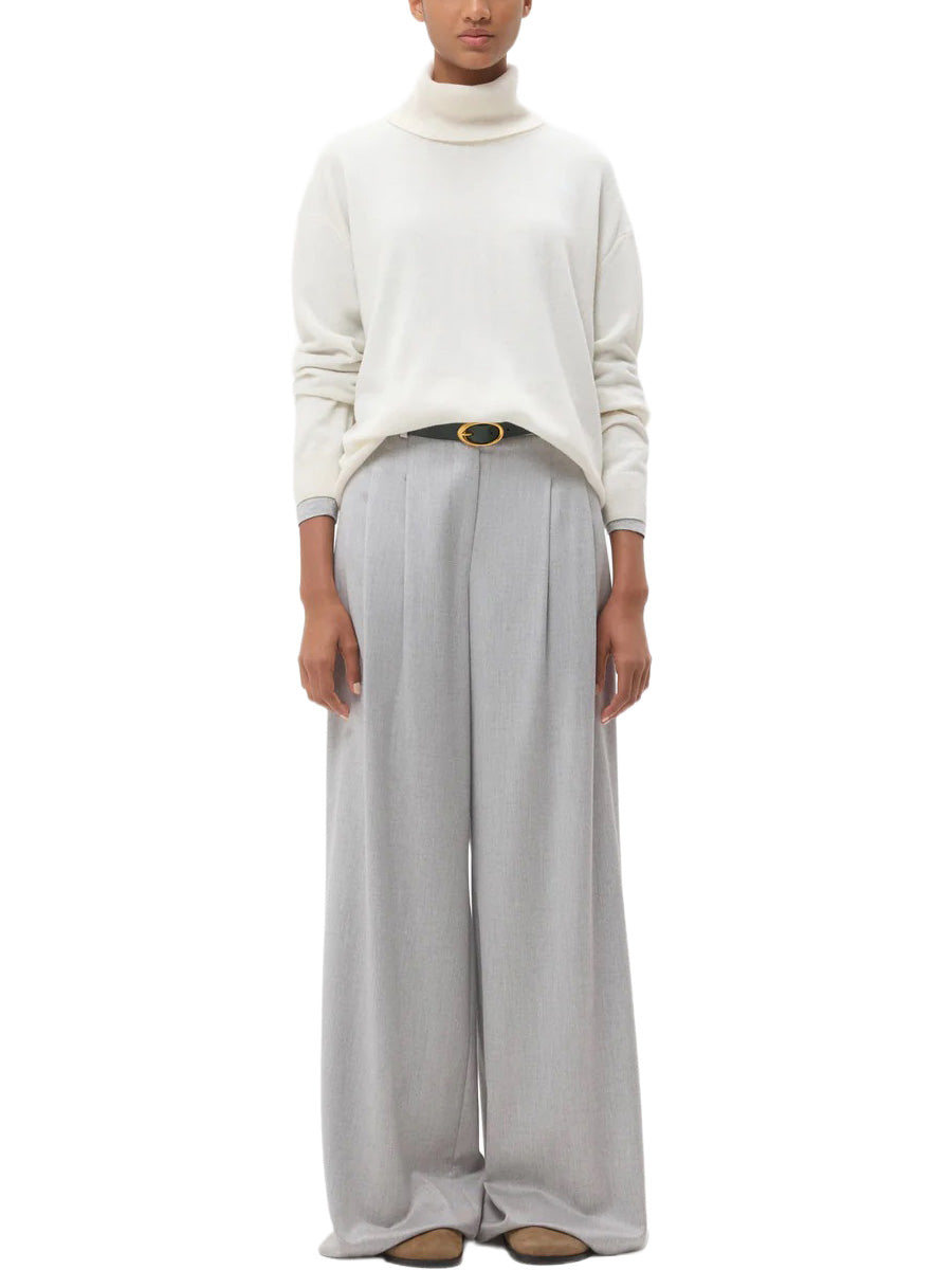 Avery Pants in Light Heather Grey
