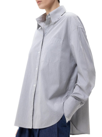 Big Joe Shirt in White/Grey
