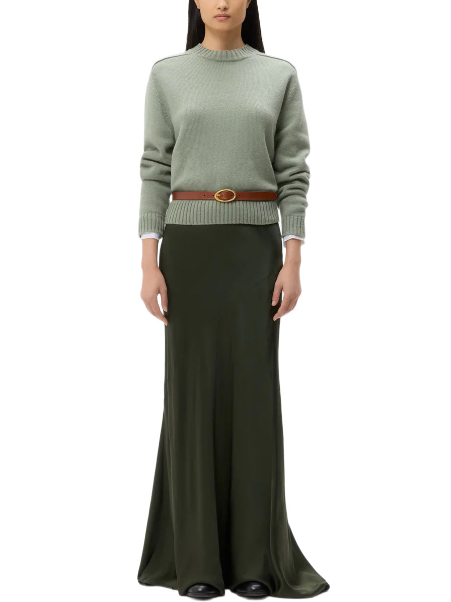 New Jill Crewneck in Martini Olive