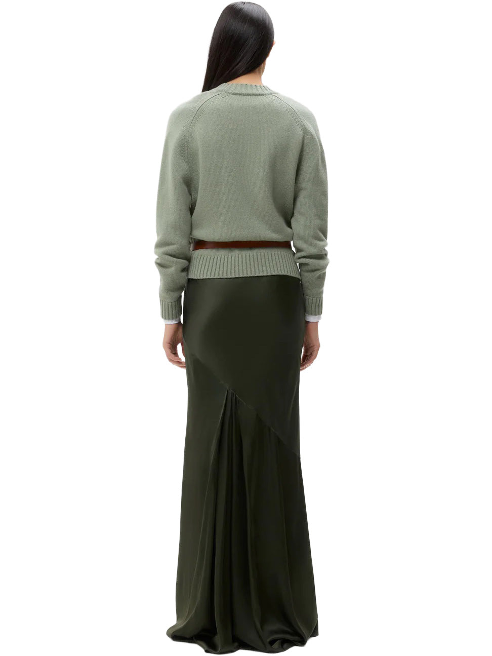 New Jill Crewneck in Martini Olive