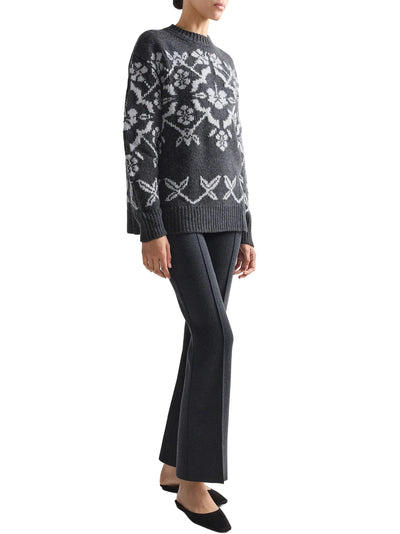 Georgia Sweater in Charcoal Combo