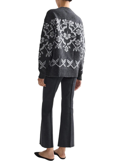 Georgia Sweater in Charcoal Combo