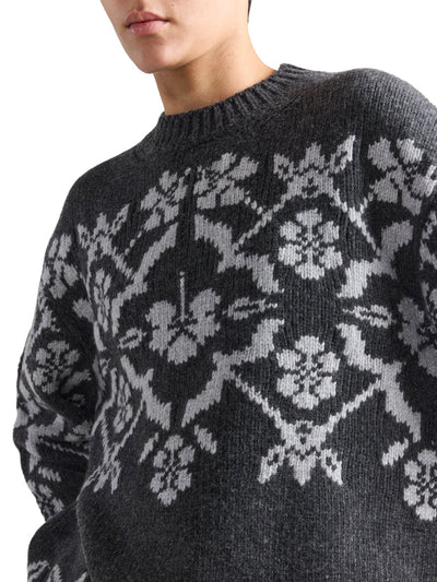 Georgia Sweater in Charcoal Combo