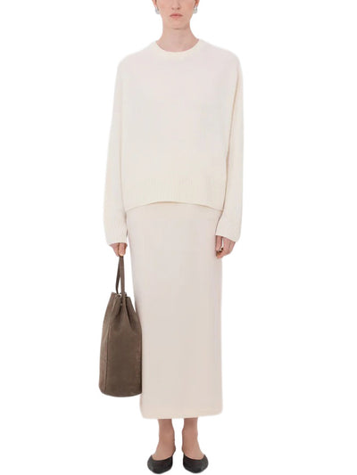 ANTON Cashmere Sweater in Ivory