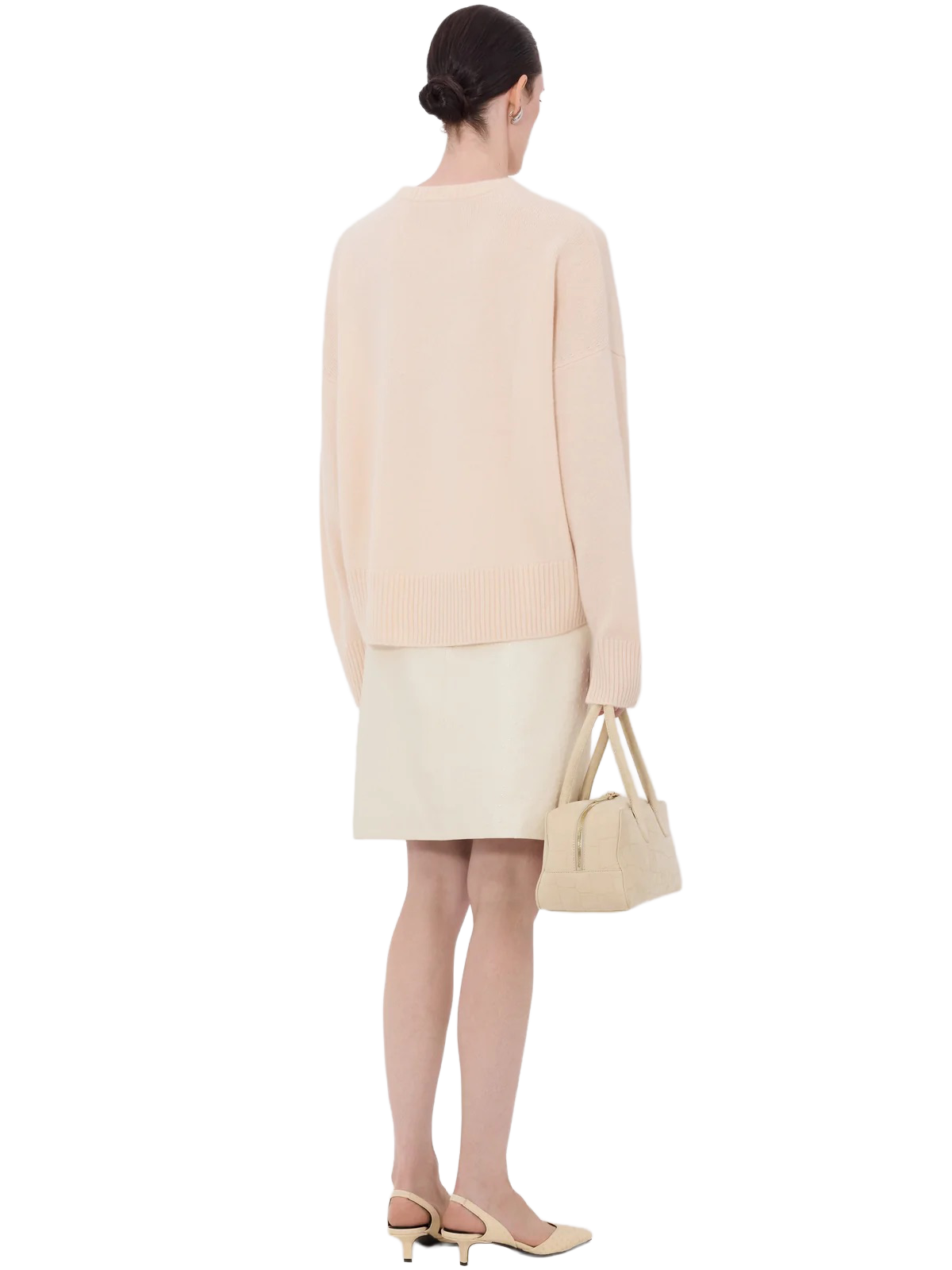 ANTON Cashmere Sweater in Light Pink