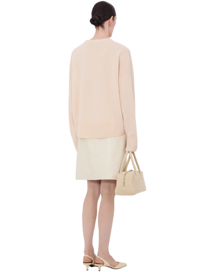 ANTON Cashmere Sweater in Light Pink