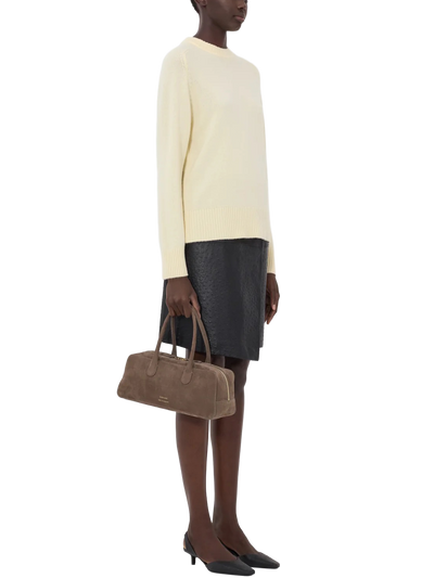 BALTRA LDS Cashmere Sweater in Butter