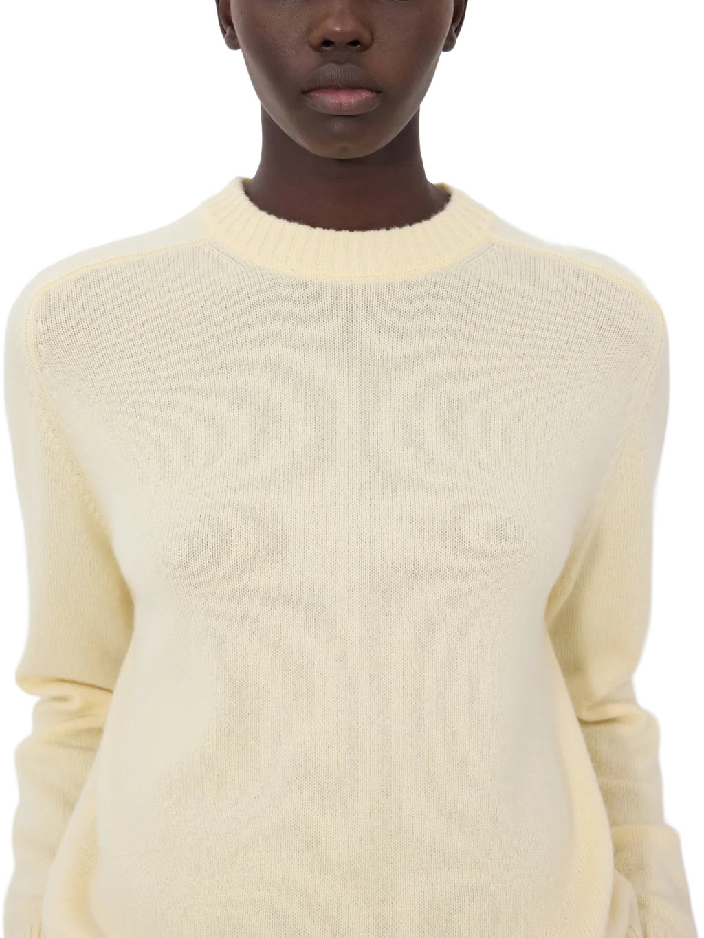 BALTRA LDS Cashmere Sweater in Butter