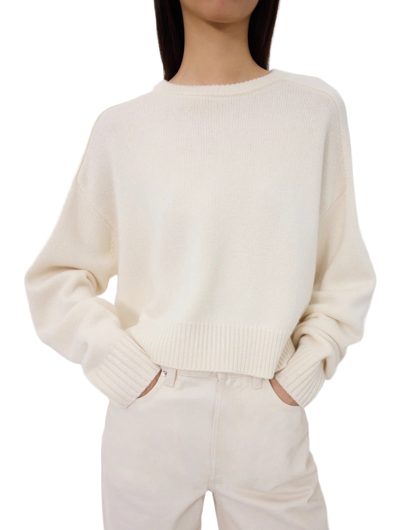 BRUZZI LDS Boxy Cashmere Sweater