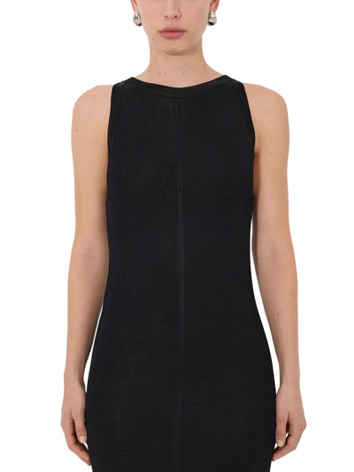 PABLO Sleeveless Knitted Dress in Black
