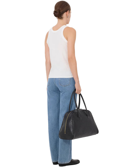 POSO LDS Supima cotton Tank top in White