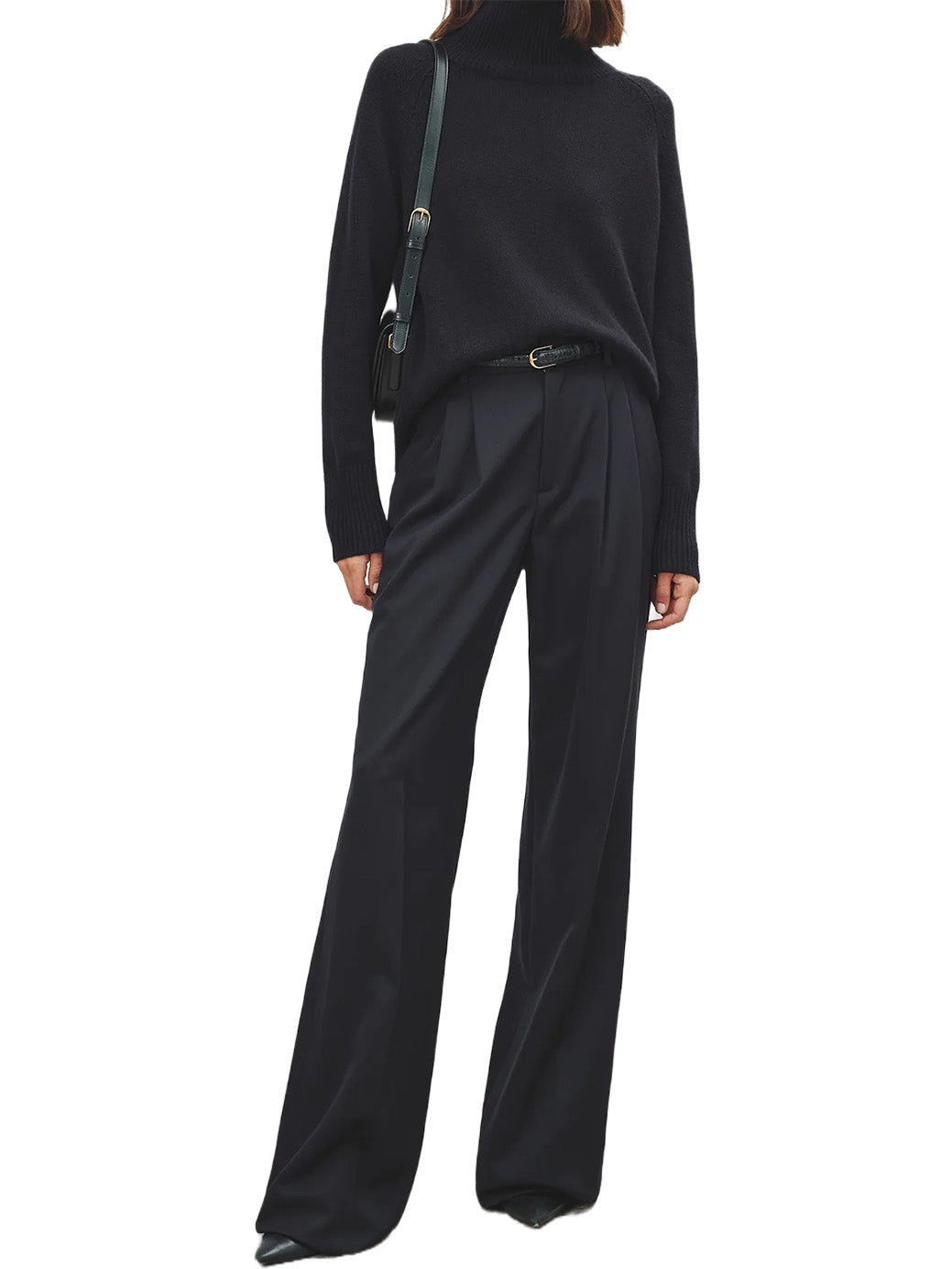 Flavie Pant in Dark Navy
