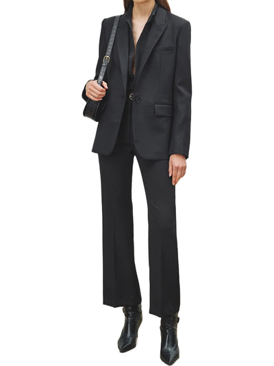 Adele Single Breasted Tailored Jacket in Black