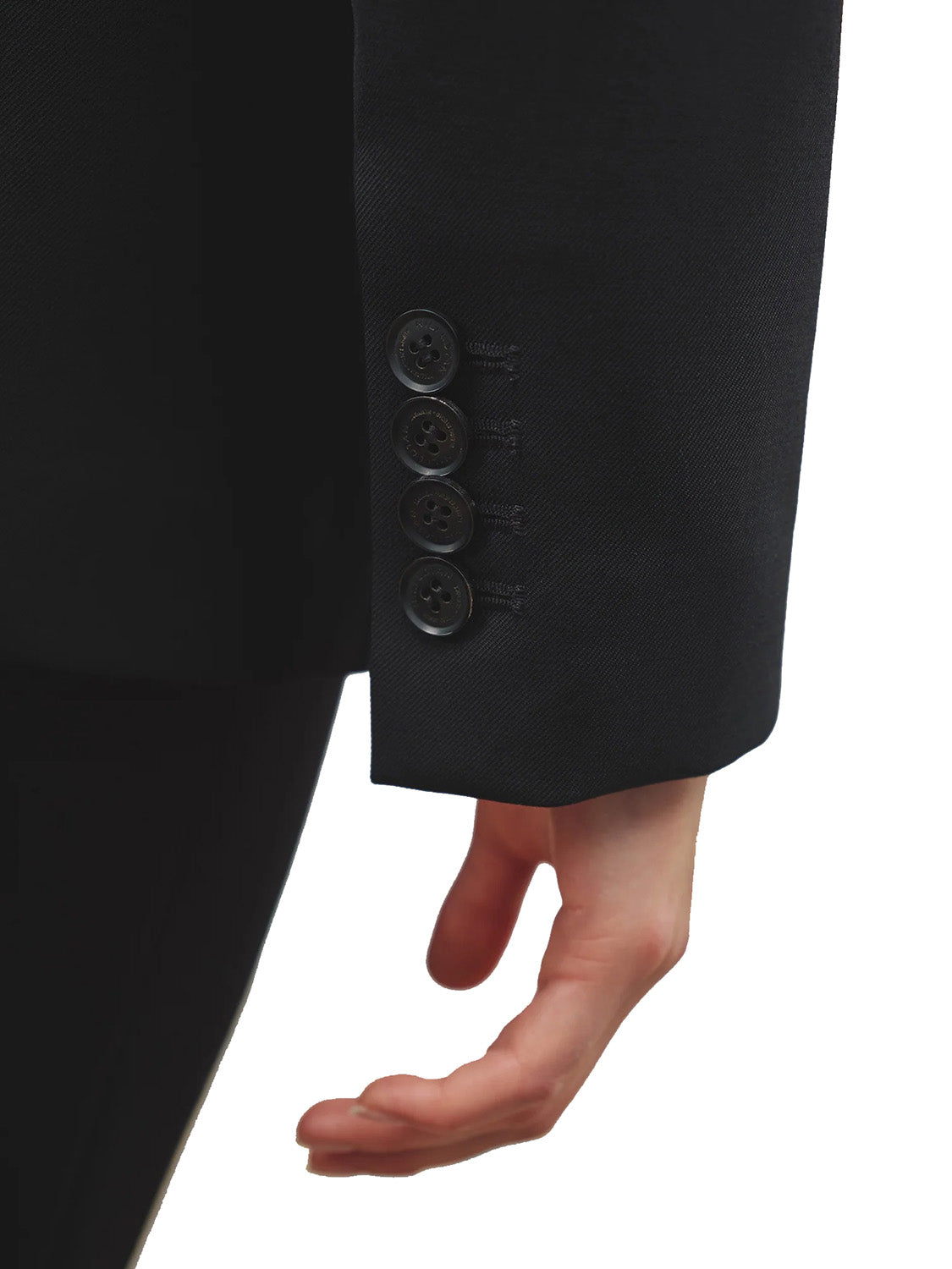 Adele Single Breasted Tailored Jacket in Black