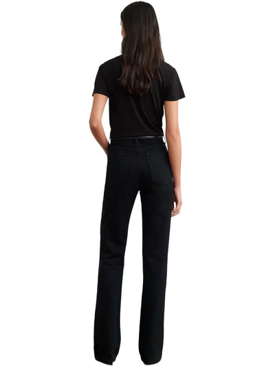 Joan Jeans in Distressed Black