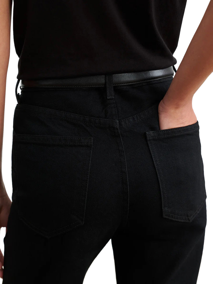 Joan Jeans in Distressed Black