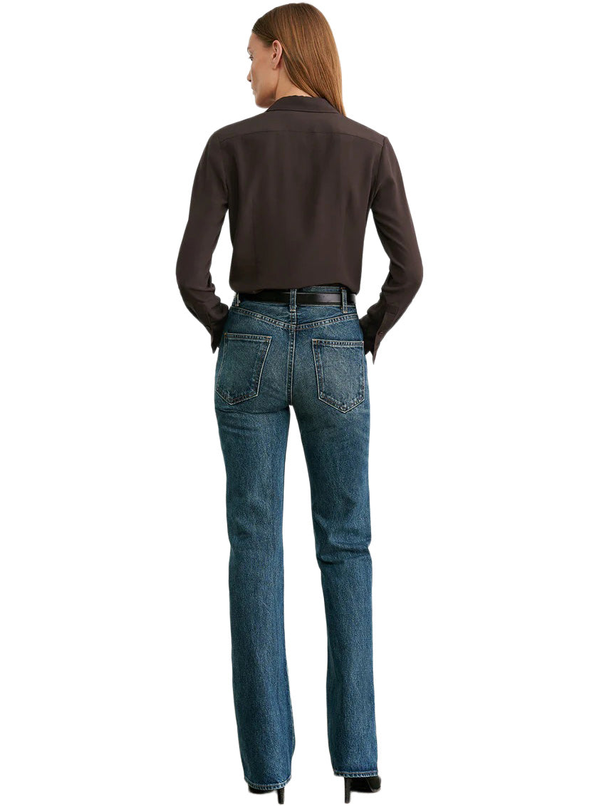 Simone Shirt in Chocolate Brown