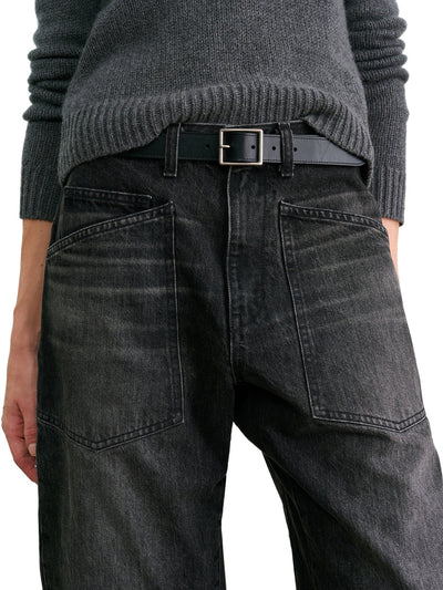 Shon Jean in Stone Black Wash