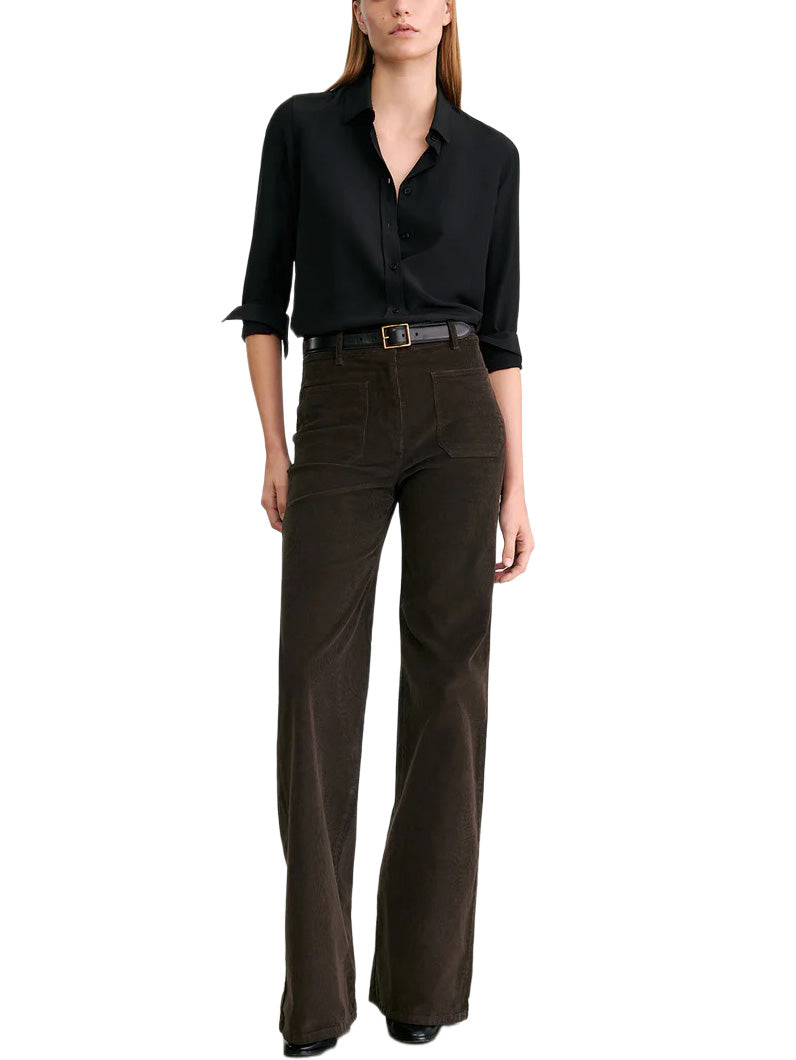 Florence Pant in Chocolate Brown
