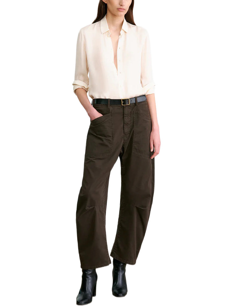 Shon Pant in Chocolate Brown