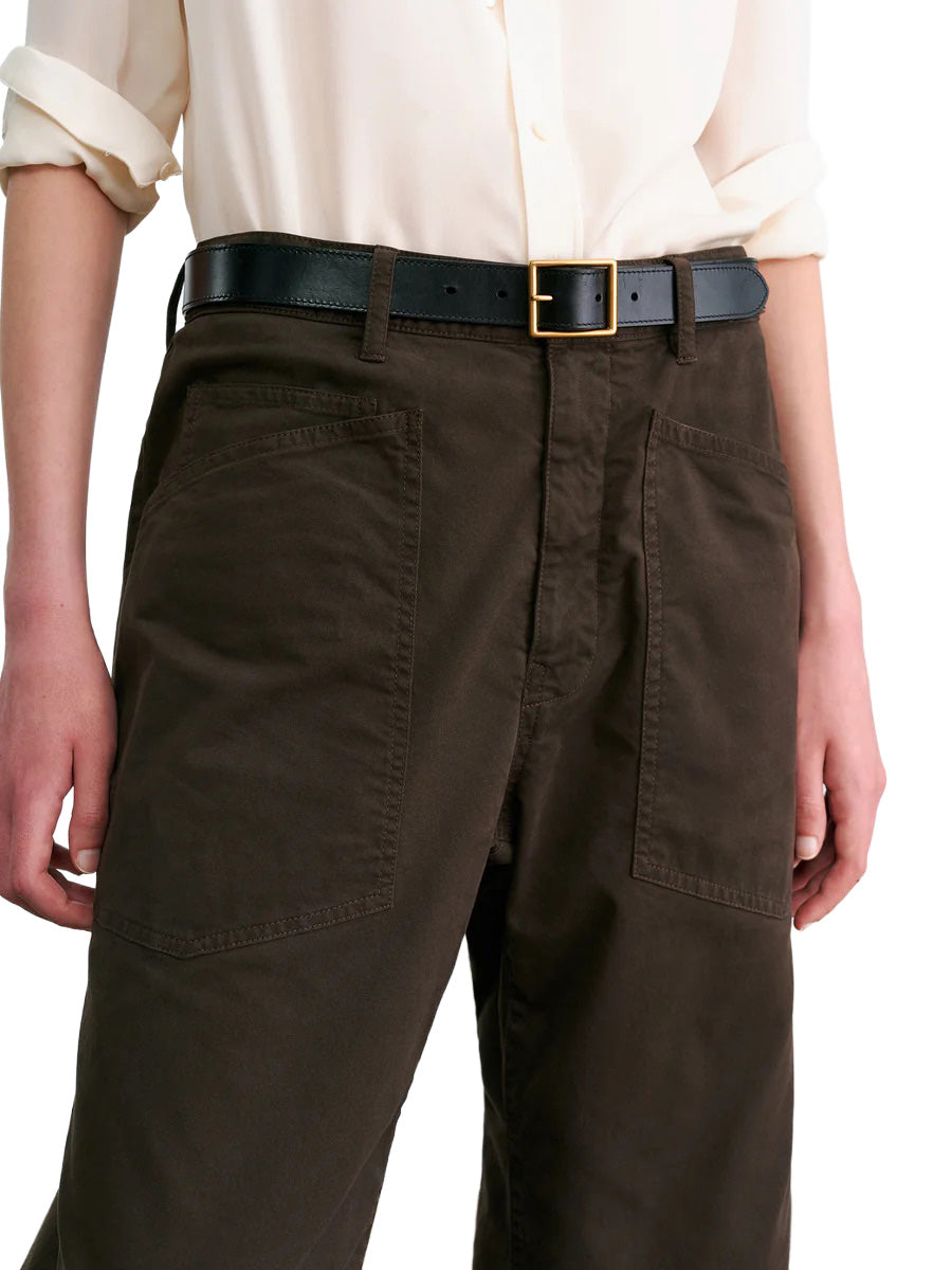 Shon Pant in Chocolate Brown