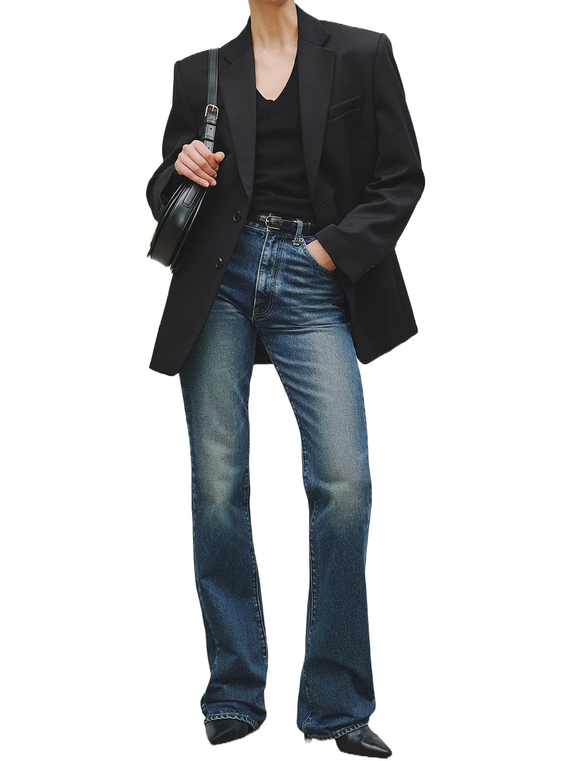 Boyfriend Jacket in Black