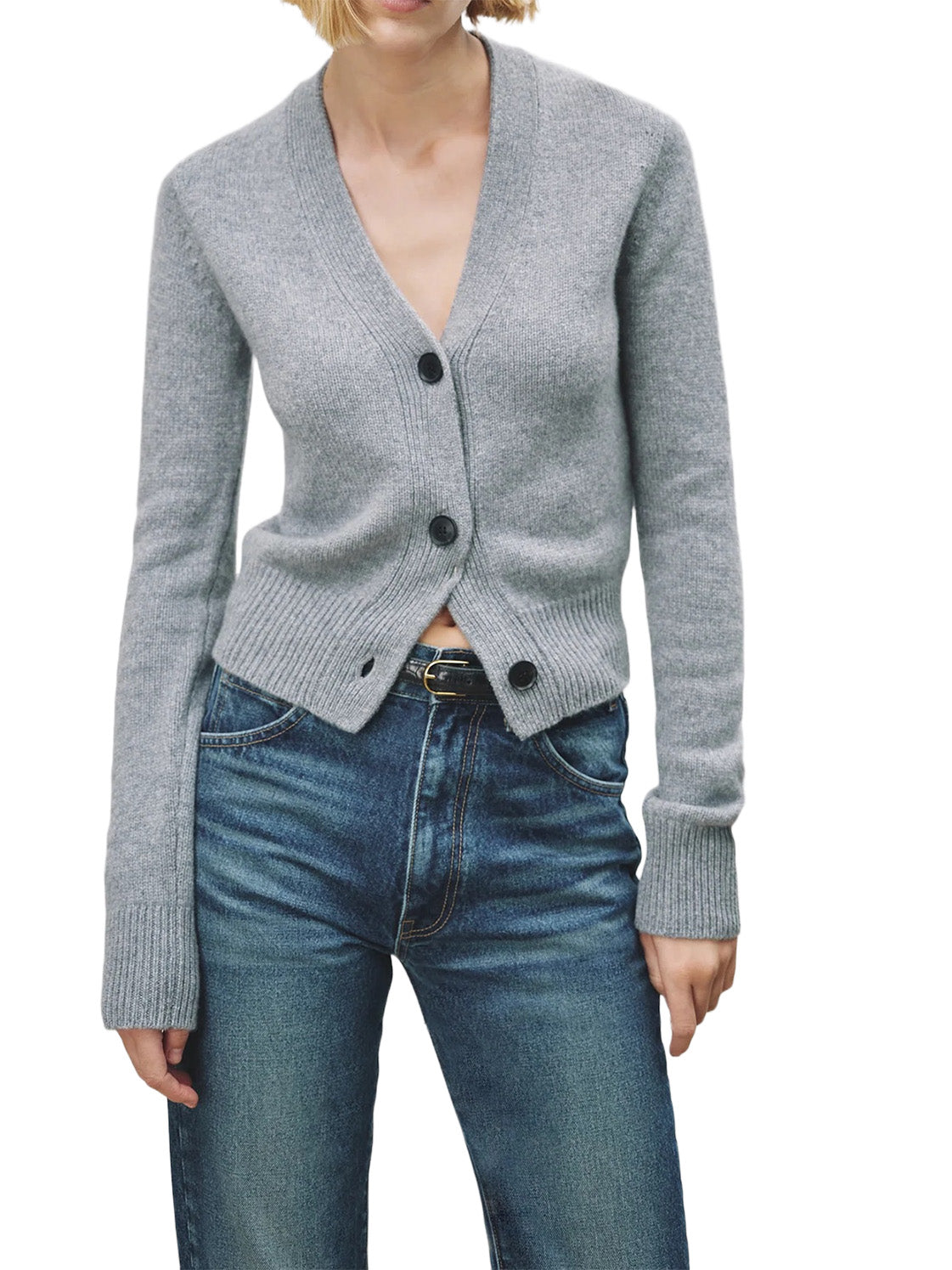 Caldorf Sweater in Light Grey Melange