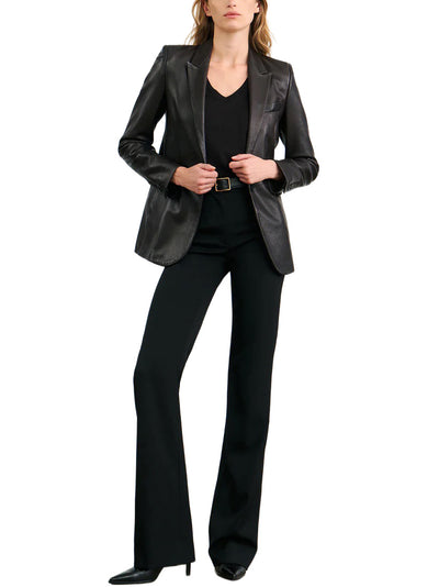 Belmonde Leather Tailored Jacket