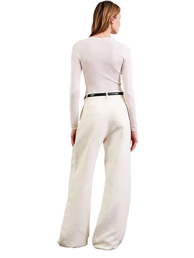 Flavie Pant in White