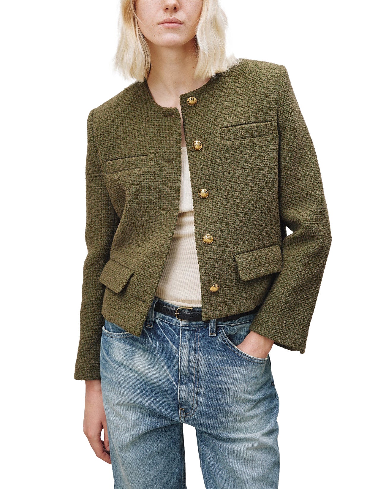 Paige Jacket in Army Green